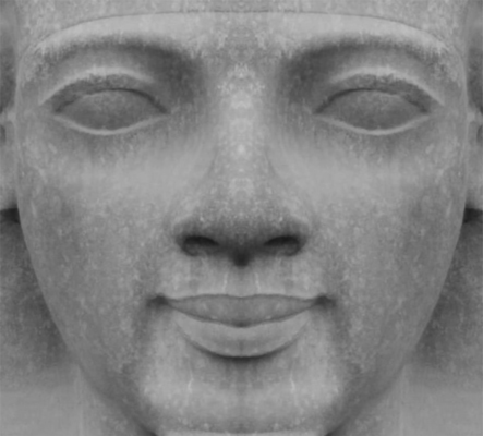 gezicht van Ramses